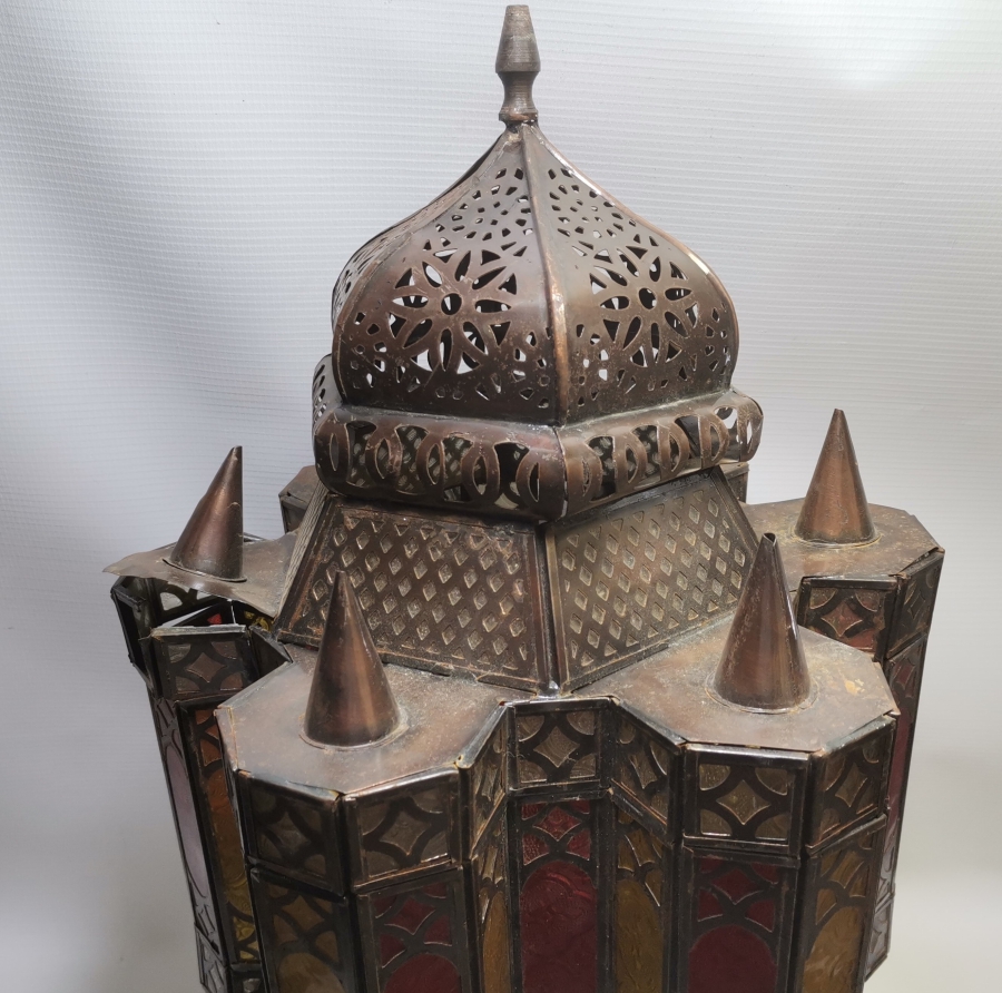 OSMANLI DÖNEMİ ÇOK NADİR BÜYÜK BOY KONAK MUMLUĞU - LAMBASI