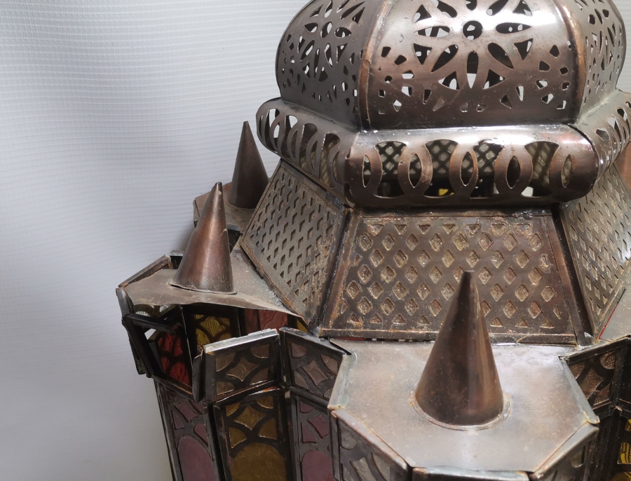 OSMANLI DÖNEMİ ÇOK NADİR BÜYÜK BOY KONAK MUMLUĞU - LAMBASI