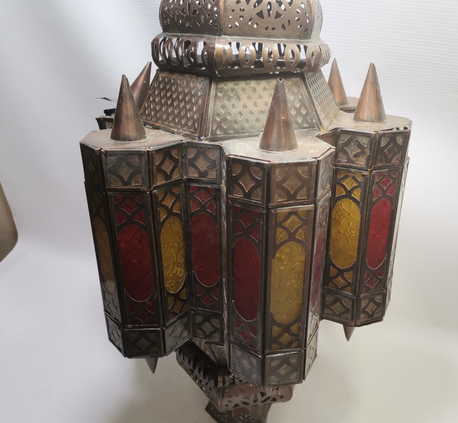 OSMANLI DÖNEMİ ÇOK NADİR BÜYÜK BOY KONAK MUMLUĞU - LAMBASI