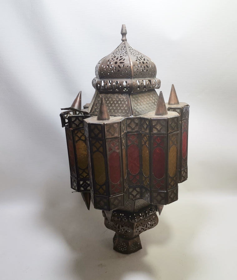 OSMANLI DÖNEMİ ÇOK NADİR BÜYÜK BOY KONAK MUMLUĞU - LAMBASI