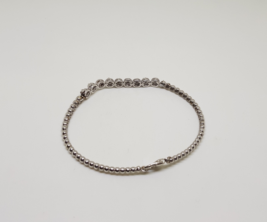 ELMAS TAŞLI ÖZEL YAPIM BİLEKLİK