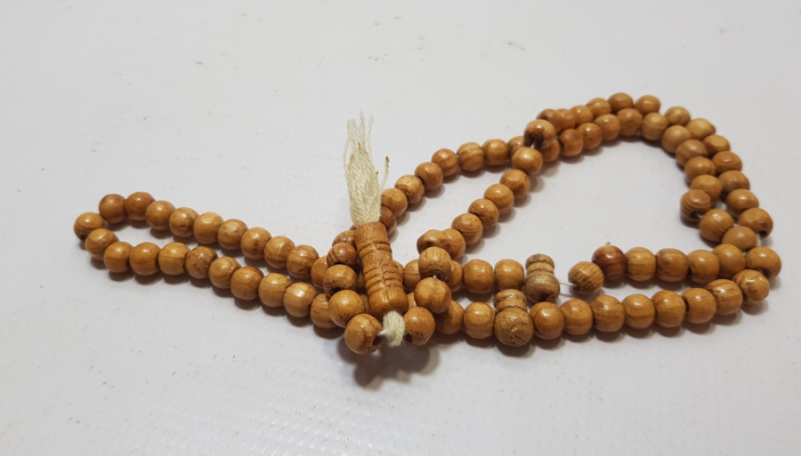 EL YAPIMI OSMANLI DÖNEMİ AHŞAP NAMAZ TESPİHİ