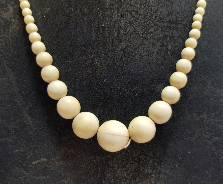 OSMANLI DÖNEMİ SÜZME MODEL FİLDİŞİ GERDANLIK