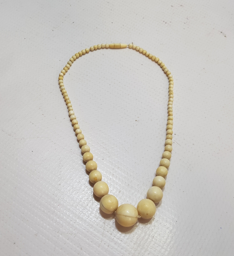 OSMANLI DÖNEMİ SÜZME MODEL FİLDİŞİ GERDANLIK