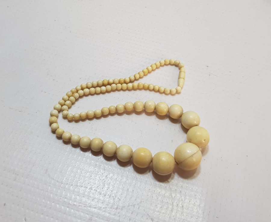 OSMANLI DÖNEMİ SÜZME MODEL FİLDİŞİ GERDANLIK