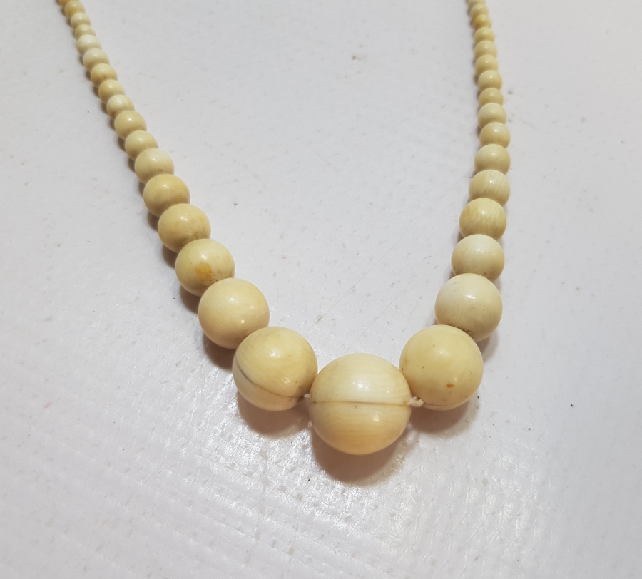 OSMANLI DÖNEMİ SÜZME MODEL FİLDİŞİ GERDANLIK