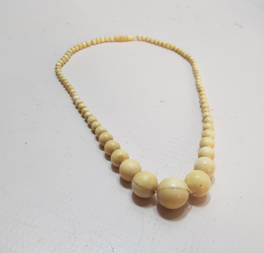 OSMANLI DÖNEMİ SÜZME MODEL FİLDİŞİ GERDANLIK