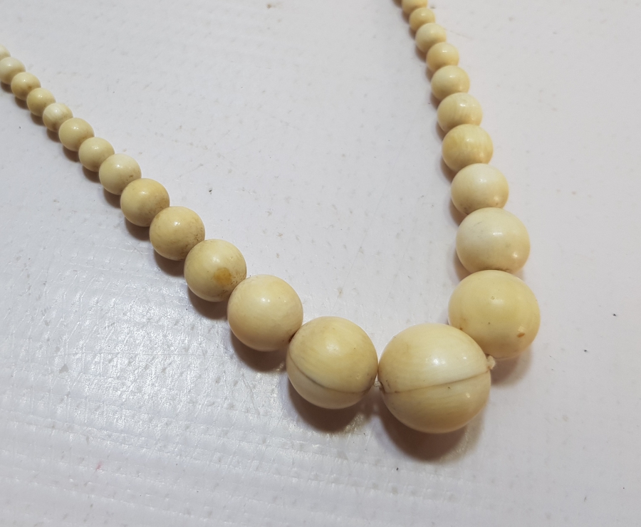 OSMANLI DÖNEMİ SÜZME MODEL FİLDİŞİ GERDANLIK