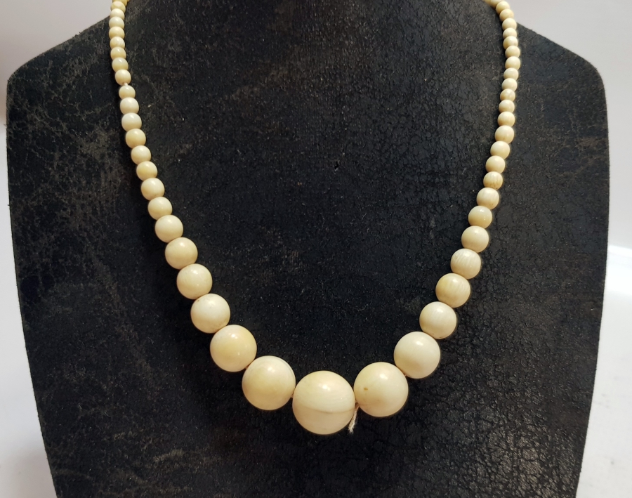 OSMANLI DÖNEMİ SÜZME MODEL FİLDİŞİ GERDANLIK