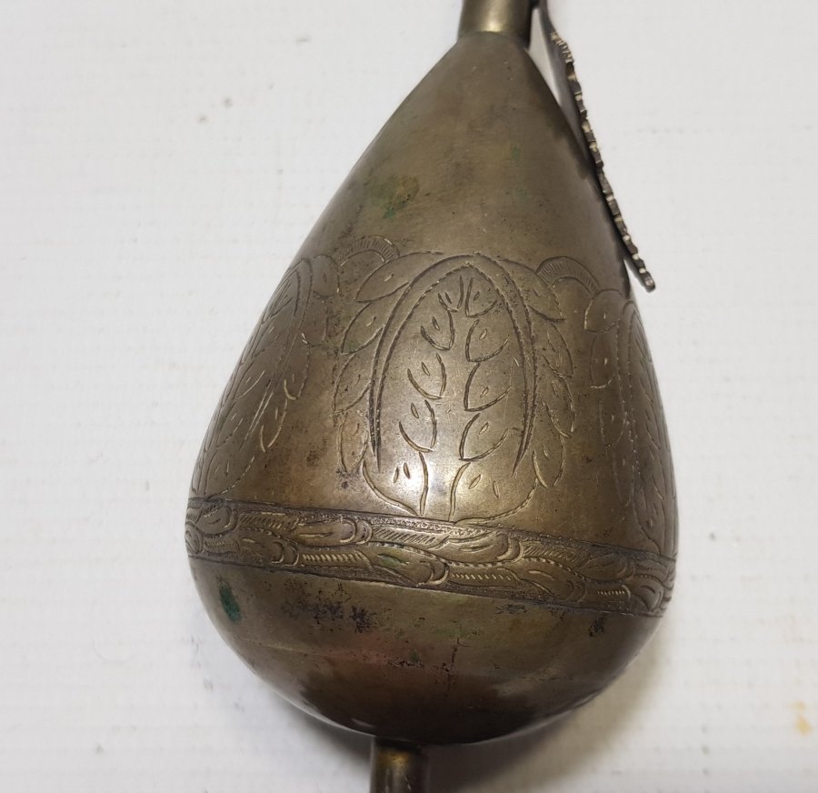 ÜZERİ KALEM VE KABARTMA İŞÇİLİKLİ OSMANLI DÖNEMİ GÜMÜŞ GÜLEBDAN