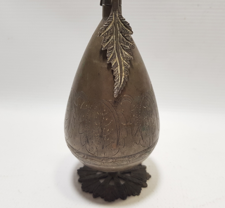 ÜZERİ KALEM VE KABARTMA İŞÇİLİKLİ OSMANLI DÖNEMİ GÜMÜŞ GÜLEBDAN