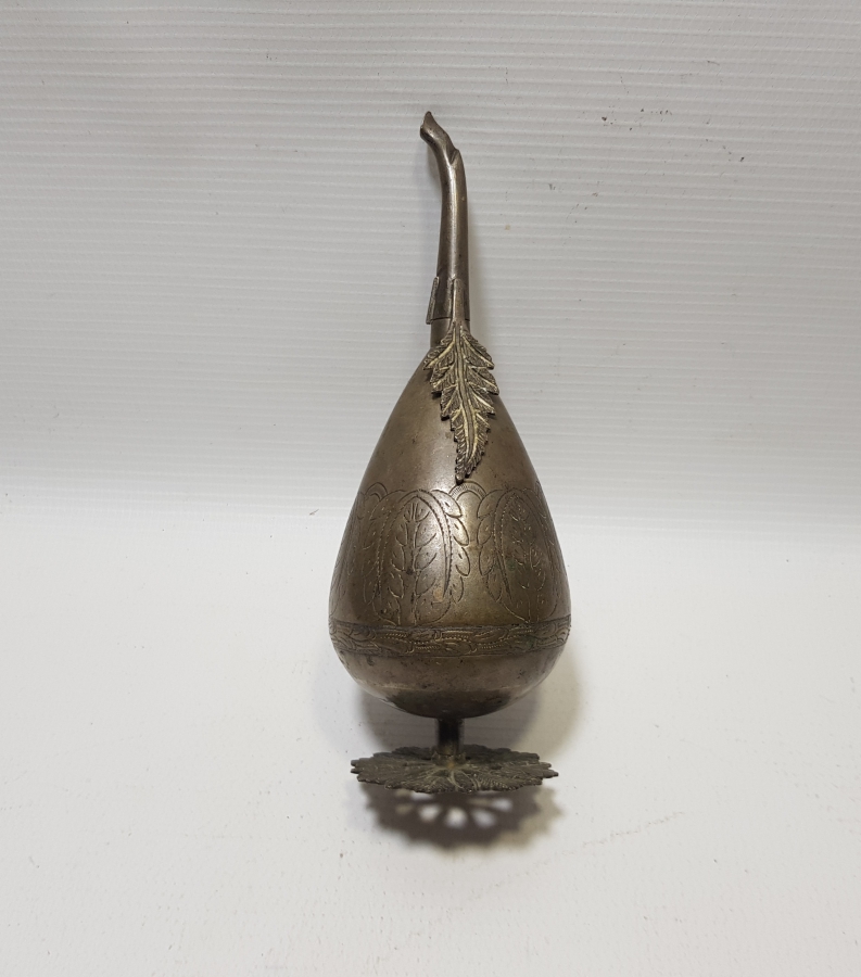 ÜZERİ KALEM VE KABARTMA İŞÇİLİKLİ OSMANLI DÖNEMİ GÜMÜŞ GÜLEBDAN