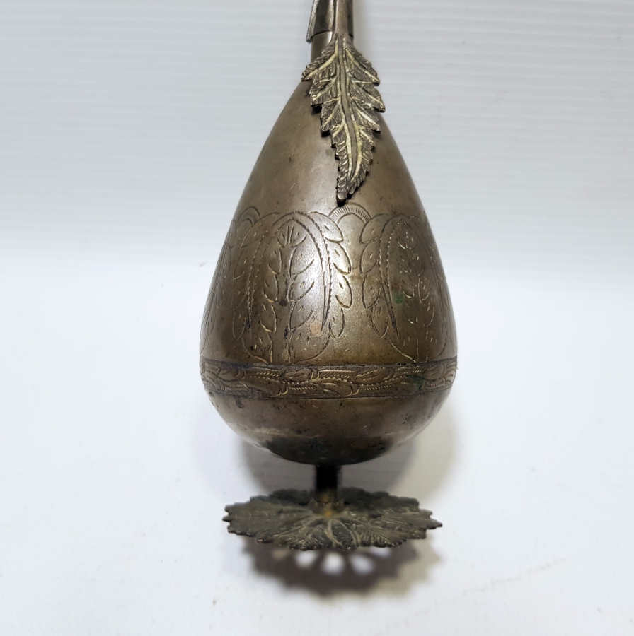 ÜZERİ KALEM VE KABARTMA İŞÇİLİKLİ OSMANLI DÖNEMİ GÜMÜŞ GÜLEBDAN