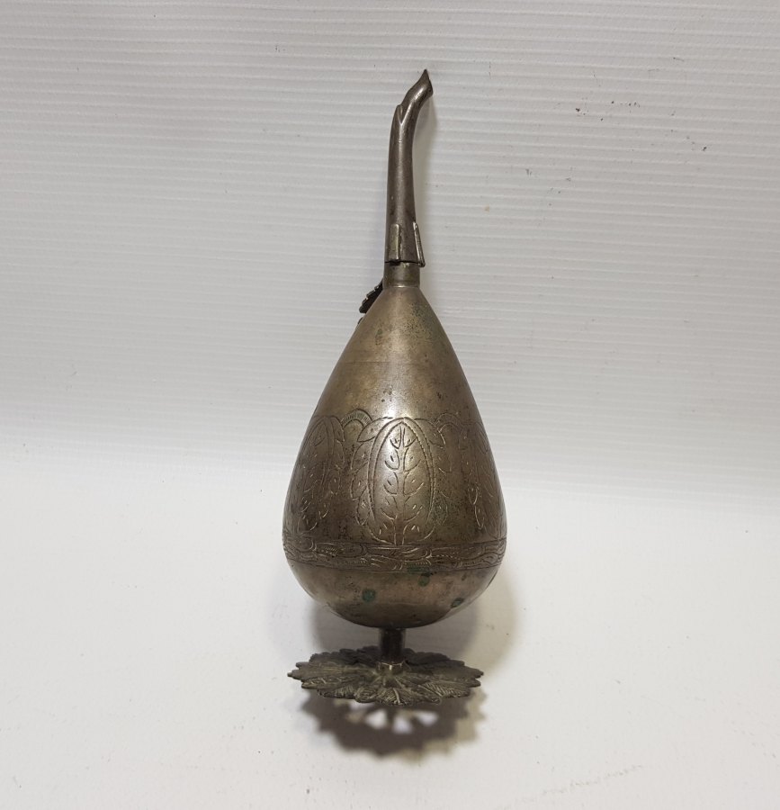 ÜZERİ KALEM VE KABARTMA İŞÇİLİKLİ OSMANLI DÖNEMİ GÜMÜŞ GÜLEBDAN