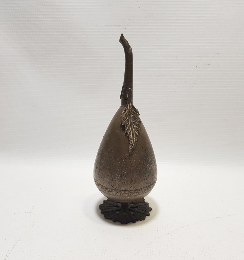 ÜZERİ KALEM VE KABARTMA İŞÇİLİKLİ OSMANLI DÖNEMİ GÜMÜŞ GÜLEBDAN