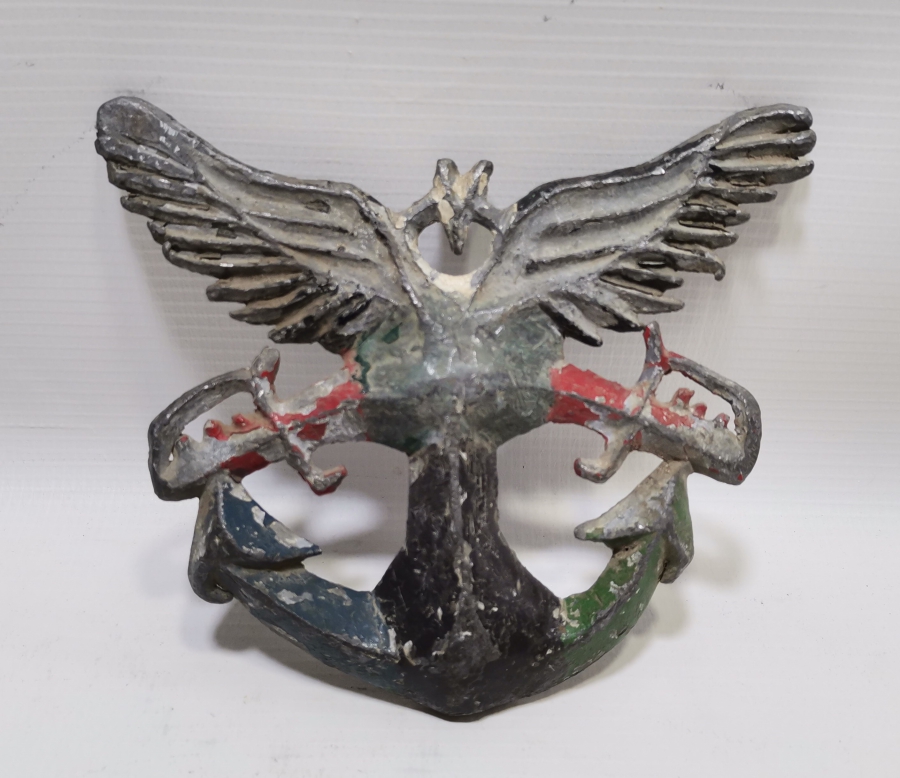 ÇOK NADİR CUMHURİYETBAŞLARI HARP AKADEMİSİ BÜYÜK BOY METAL APLİĞİ