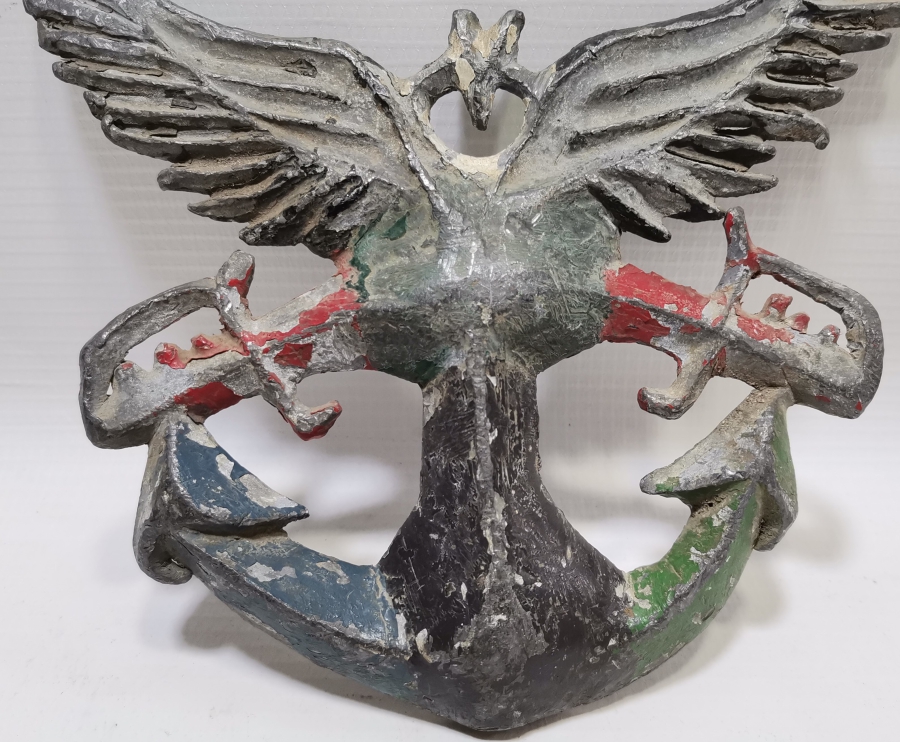 ÇOK NADİR CUMHURİYETBAŞLARI HARP AKADEMİSİ BÜYÜK BOY METAL APLİĞİ