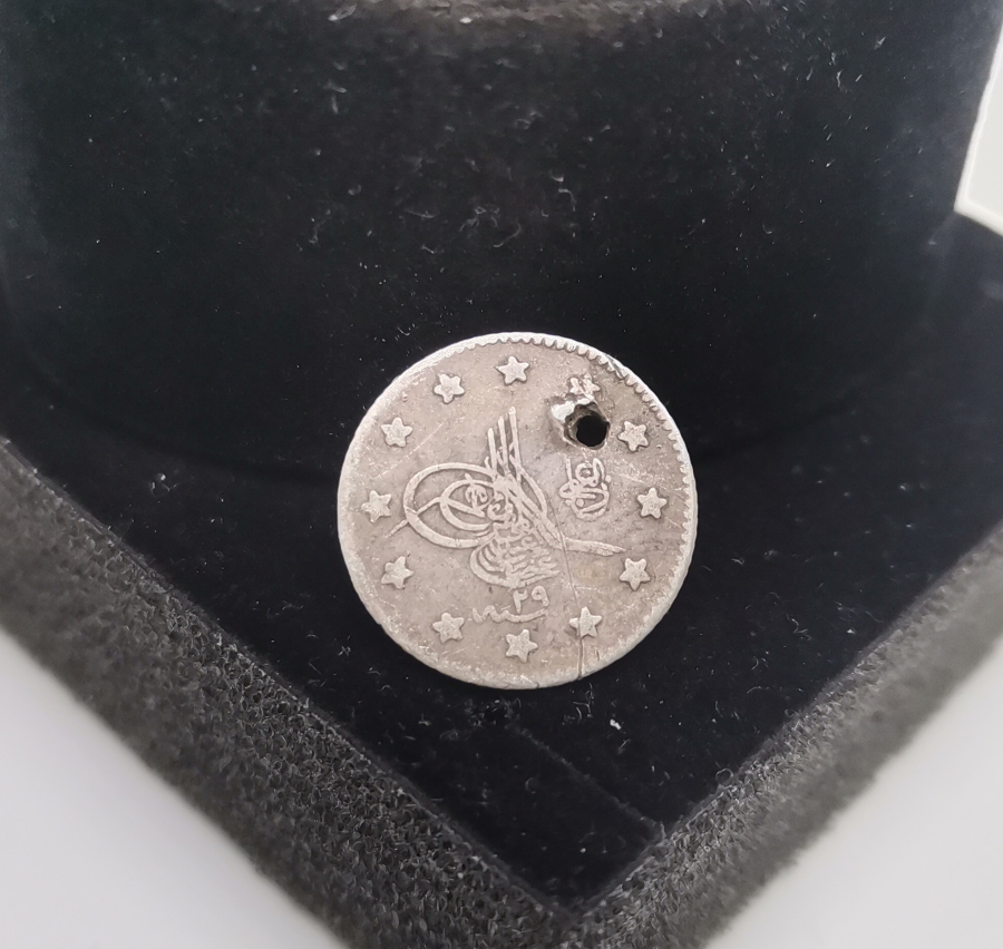 SULTAN MEHMED REŞAD DÖNEMİ GÜMÜŞ 1 KURUŞ MECİDİYE PARA