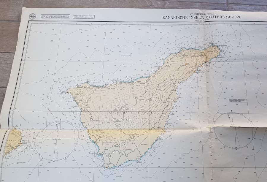 BÜYÜK BOY KANARYA ADALARI HARİTA