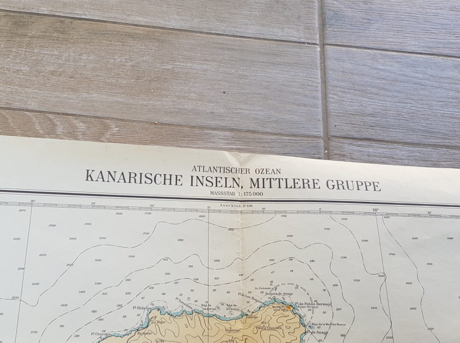 BÜYÜK BOY KANARYA ADALARI HARİTA