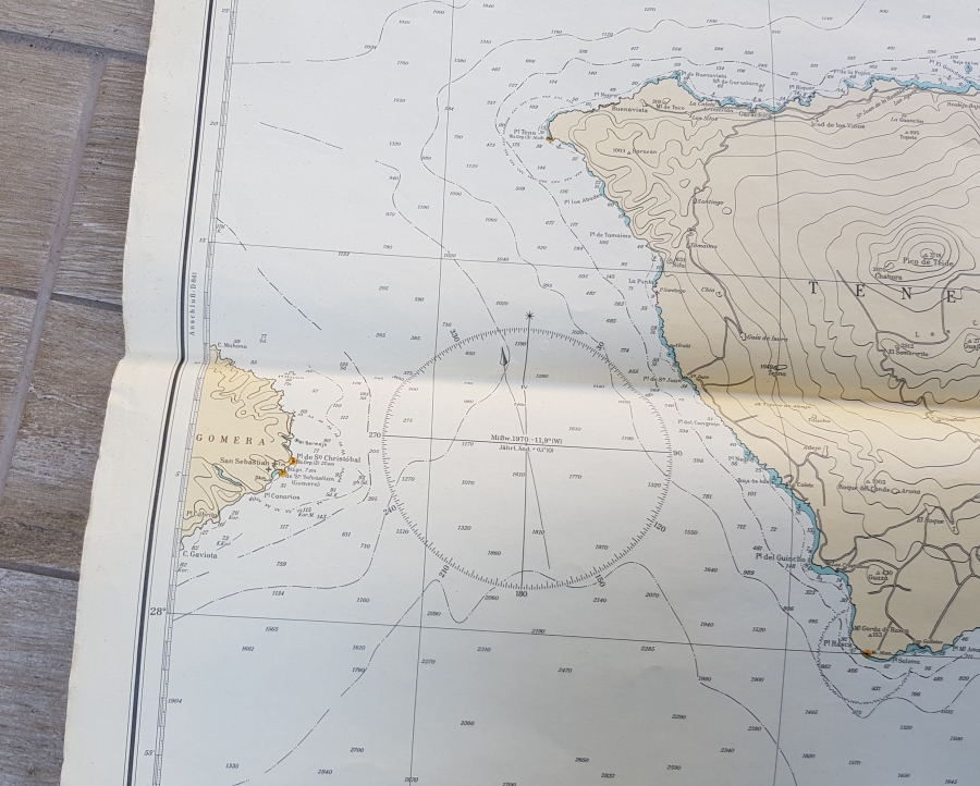 BÜYÜK BOY KANARYA ADALARI HARİTA