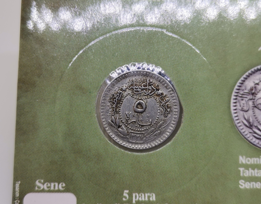 MEHMED REŞAD HAN DÖNEMİ KAPAMASINDA NİKEL 5 PARA