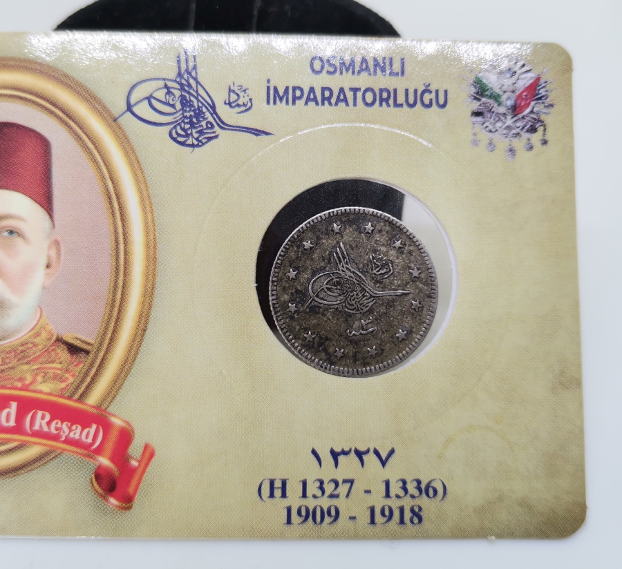 SULTAN MEHMET REŞAD HAN DÖNEMİ GÜMÜŞ 2 KURUŞ MECİDİYE