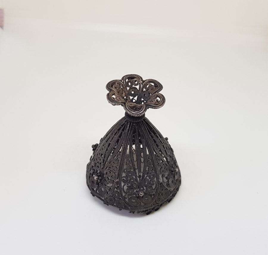 TELKARİ İŞÇİLİKLİ OSMANLI DÖNEMİ GÜMÜŞ FİNCAN ZARFI