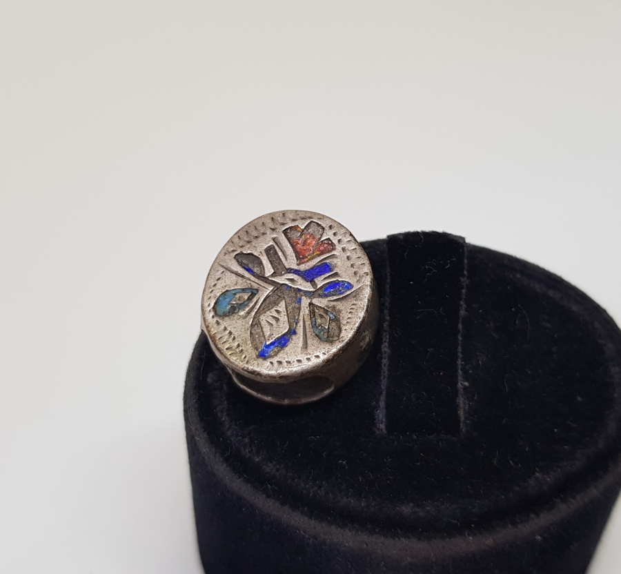 ÜZERİ MİNE İŞÇİLİKLİ OSMANLI DÖNEMİ GÜMÜŞ ARNAVUT ZİNCİR KÖSTEK SÜRGÜSÜ