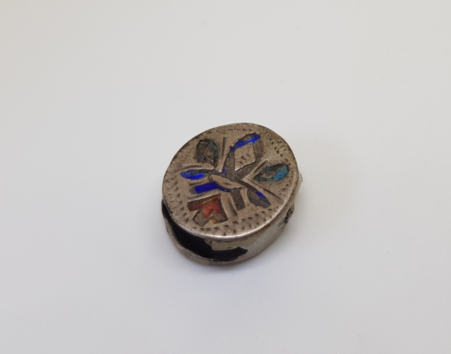 ÜZERİ MİNE İŞÇİLİKLİ OSMANLI DÖNEMİ GÜMÜŞ ARNAVUT ZİNCİR KÖSTEK SÜRGÜSÜ