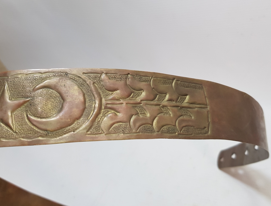 ÜZERİ AY YILDIZLI ANTİKA GELİN KEMERİ