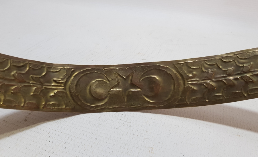 ÜZERİ AY YILDIZLI ANTİKA GELİN KEMERİ