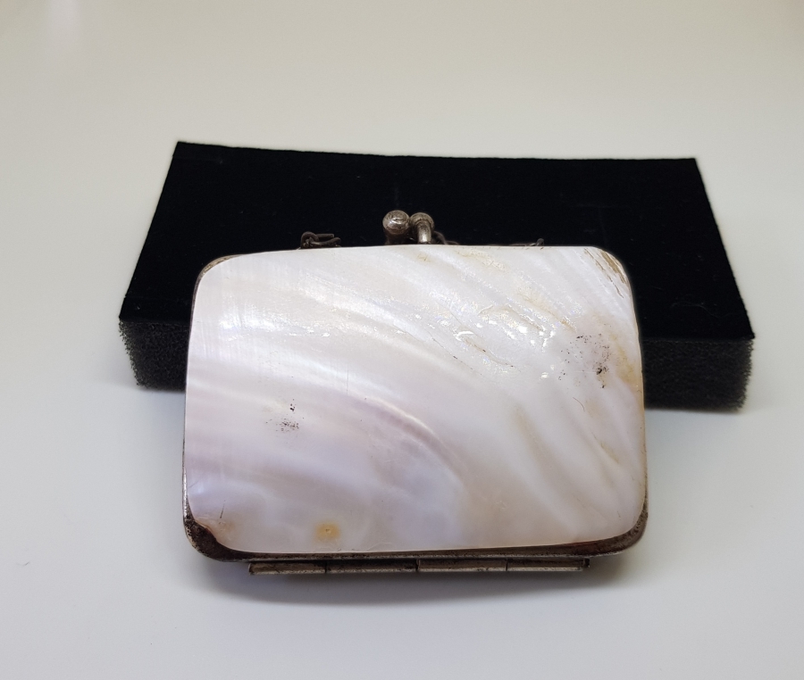 OSMANLI DÖNEMİ SEDEF İŞÇİLİKLİ LEVANTEN İŞİ NADİR BOZUK PARA CÜZDANI