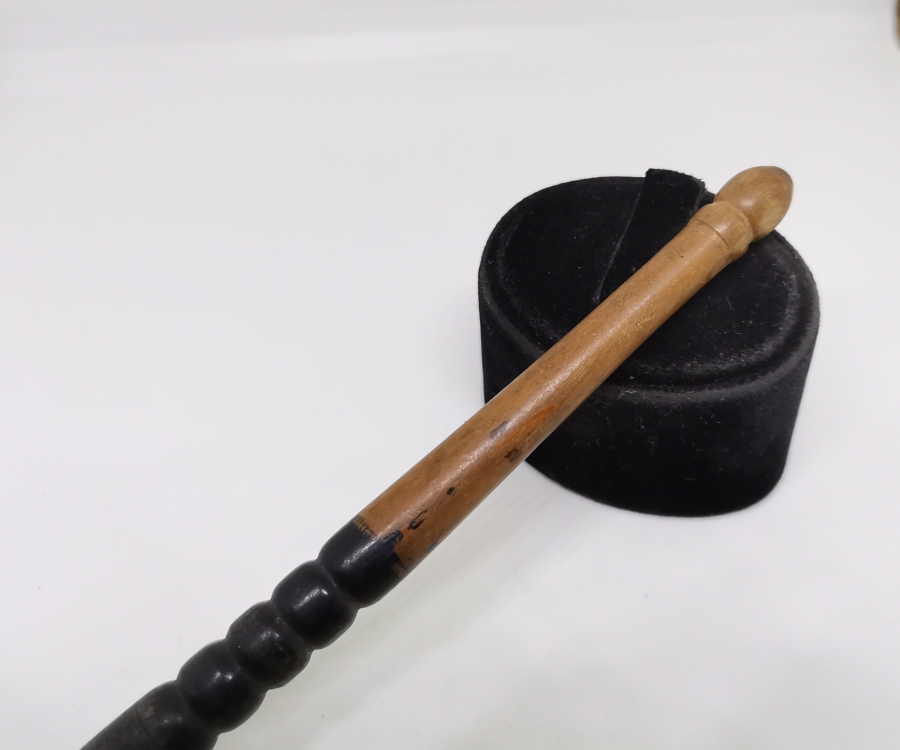 OSMANLI DÖNEMİ PİPO FORMLU AHŞAP SİGARA AĞIZLIĞI