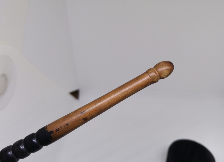 OSMANLI DÖNEMİ PİPO FORMLU AHŞAP SİGARA AĞIZLIĞI