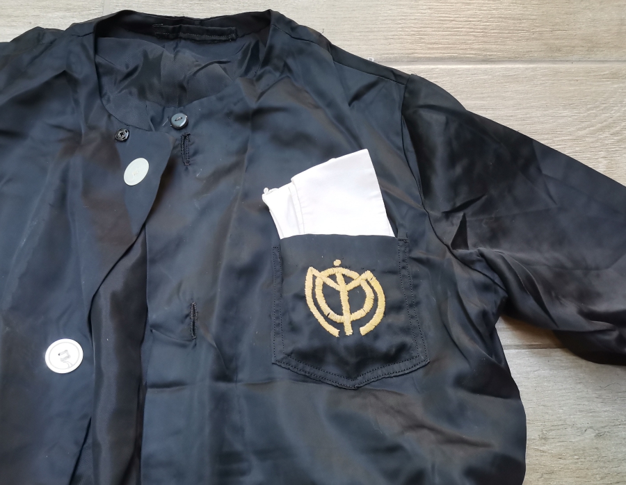 ORİJİNAL YAKASIYLA ANTİKA KARA ÖNLÜK - OKUL ÖNLÜĞÜ