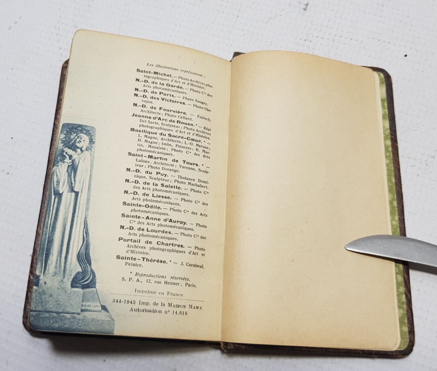 1906 TARİHLİ RENKLİ BASKI ALTIN VARAKLI CİLDİNDE FRANSIZCA İNCİL