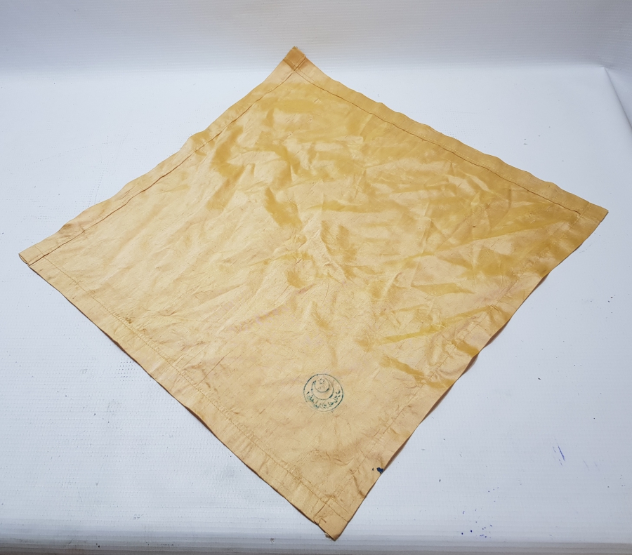 ÜZERİNDE ERTUĞRUL HUMAYUN YAZILI OSMANLI DÖNEMİ ÇOK NADİR HATIRA MENDİL