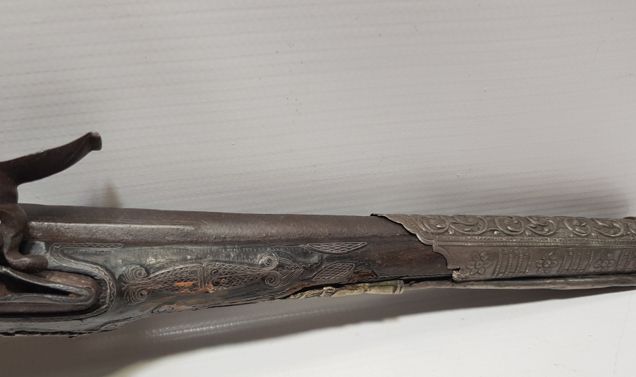 GÜMÜŞ ÇAKMA İŞÇİLİKLİ VE GÜMÜŞ APLİKLİ OSMANLI DÖNEMİ AFYON YAPIMI PİŞTOV