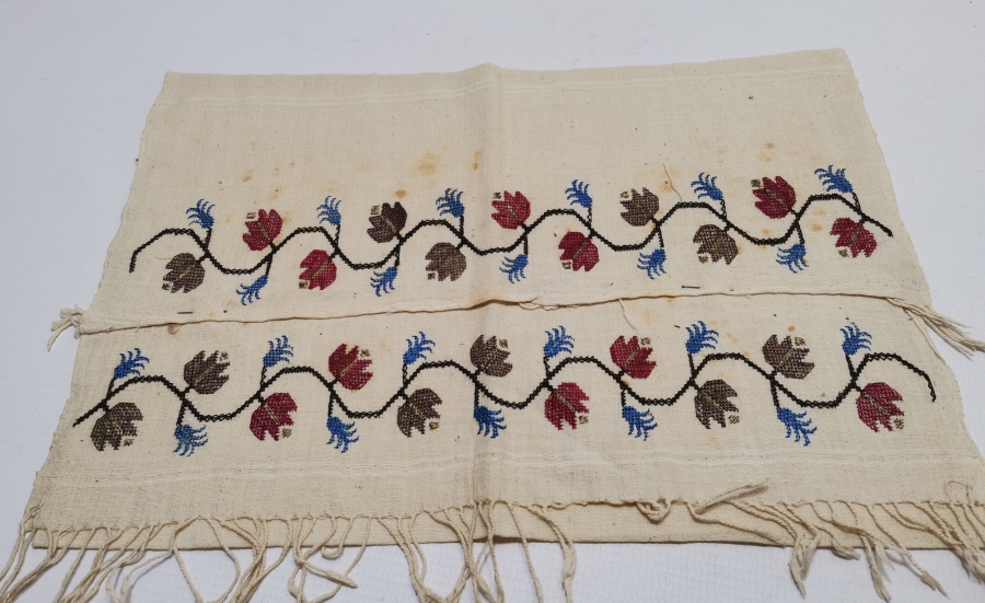 ÜZERİ ÇAN ÇİÇEKLİ OSMANLI DÖNEMİ HESAP İŞİ YAĞLIK