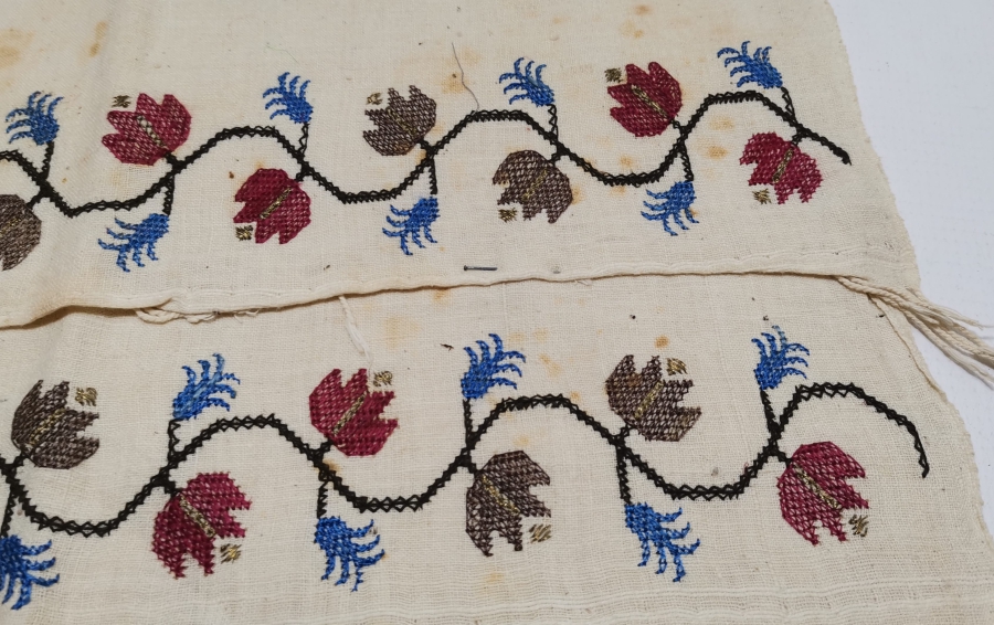 ÜZERİ ÇAN ÇİÇEKLİ OSMANLI DÖNEMİ HESAP İŞİ YAĞLIK