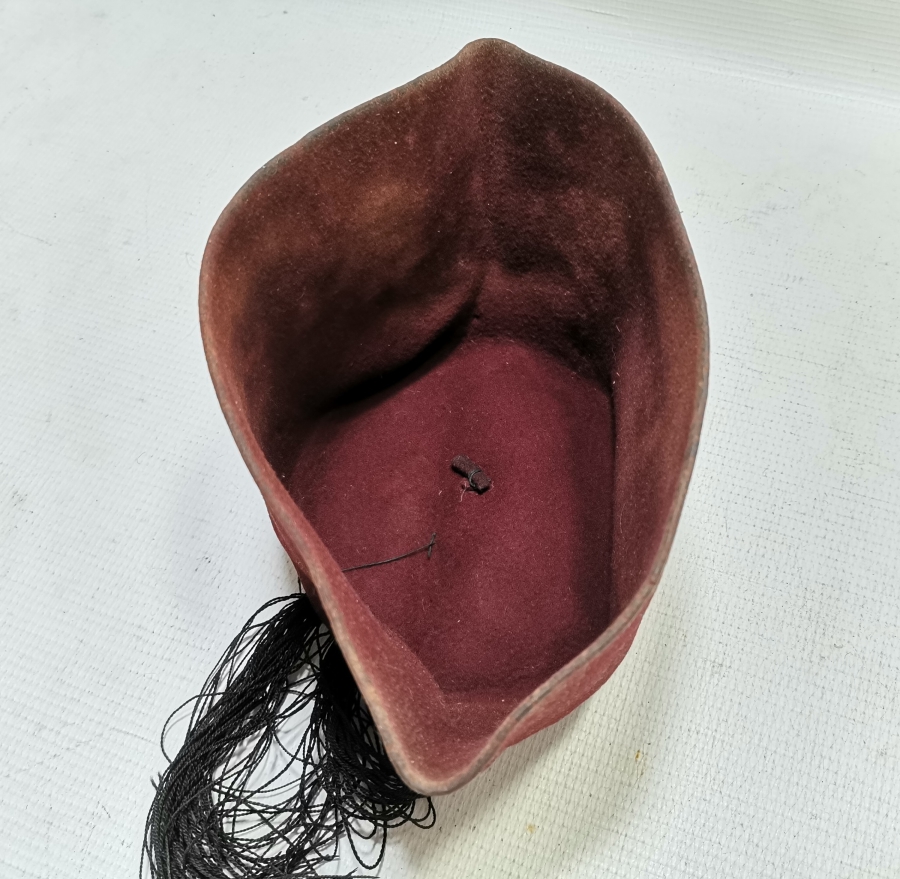 ORİJİNAL İPEK PÜSKÜLÜYLE OSMANLI DÖNEMİ NADİR MECİDİ TİPTE PAŞA FESİ