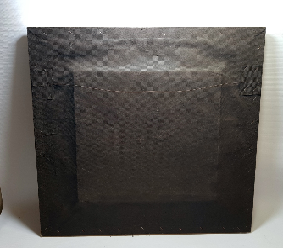 VAV HARFLERİ İÇERİSİNDE EL-MENNAN YAZILI EL ÇEKME HAT LEVHA