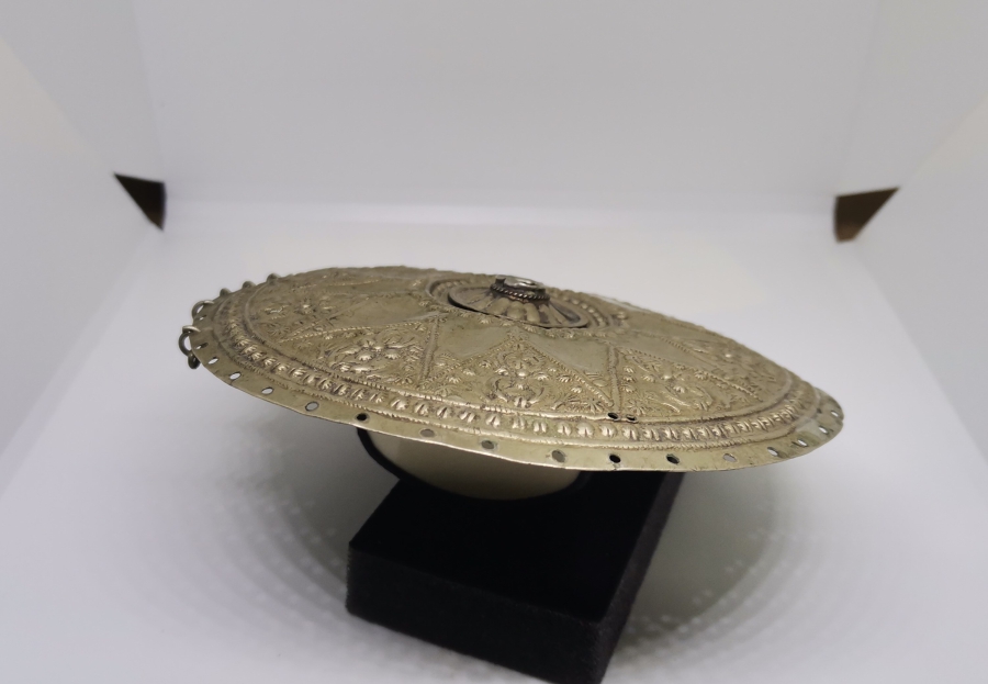 ÜZERİNDE TOPÇU AMBLEMİ BULUNAN OSMANLI DÖNEMİ ÇOK NADİR GELİN TEPELİĞİ - İLK KEZ GÖRÜLÜYOR