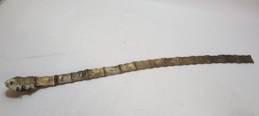 HER BAKLASI VAN DAMGALI OSMANLI DÖNEMİ SAVATLI GÜMÜŞ GELİN KEMERİ