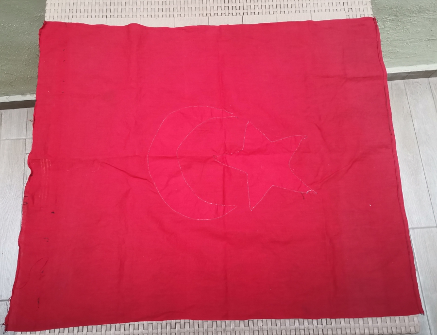 1. DÜNYA SAVAŞI DÖNEMİ EL DİKİMİ OSMANLI BAYRAK