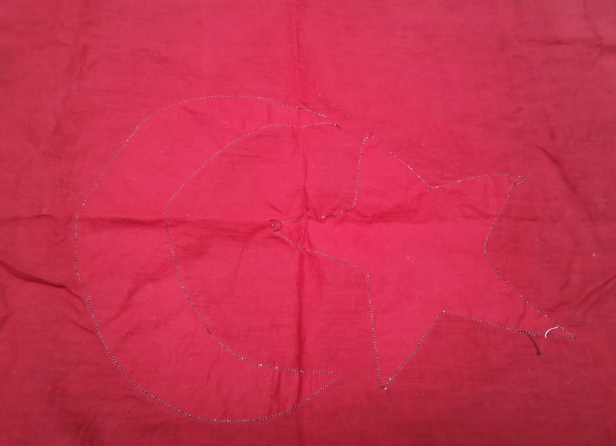 1. DÜNYA SAVAŞI DÖNEMİ EL DİKİMİ OSMANLI BAYRAK