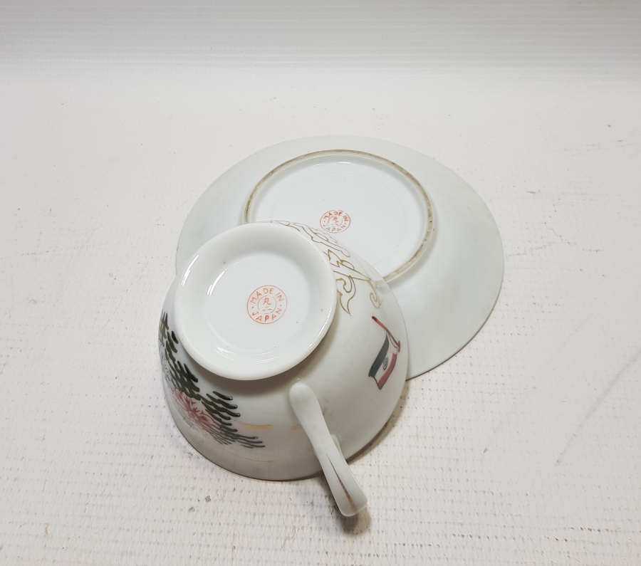 1947 YILI ÇOK NADİR TÜRKİYE'NİN HİNDİSTAN'I TANIMASI ANISINA YAPILMIŞ DOSTLUK SEMBOLÜ NADİR KAHVE FİNCANI