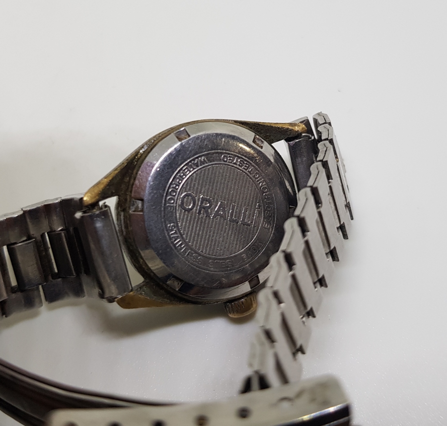 ORALLI MARKA ANTİKA OTOMATİK VE TAKVİMLİ KOL SAATİ