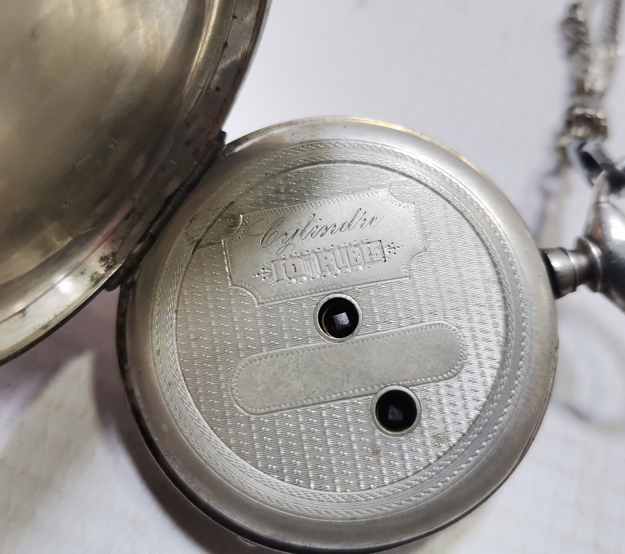 GÜMÜŞ KÖSTEĞİYLE OSMANLI DÖNEMİ GÜMÜŞ KASA CEP SAATİ